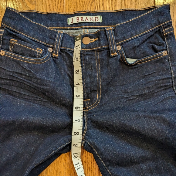 J BRAND Aritzia 805 Straight Leg Jeans Ink Blue Mid Rise Size 26 - Picture 4 of 10